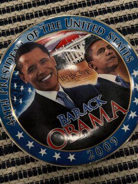 President Barack Obama 'A Dream Fulfilled' Limited Treasures 2009 Plate